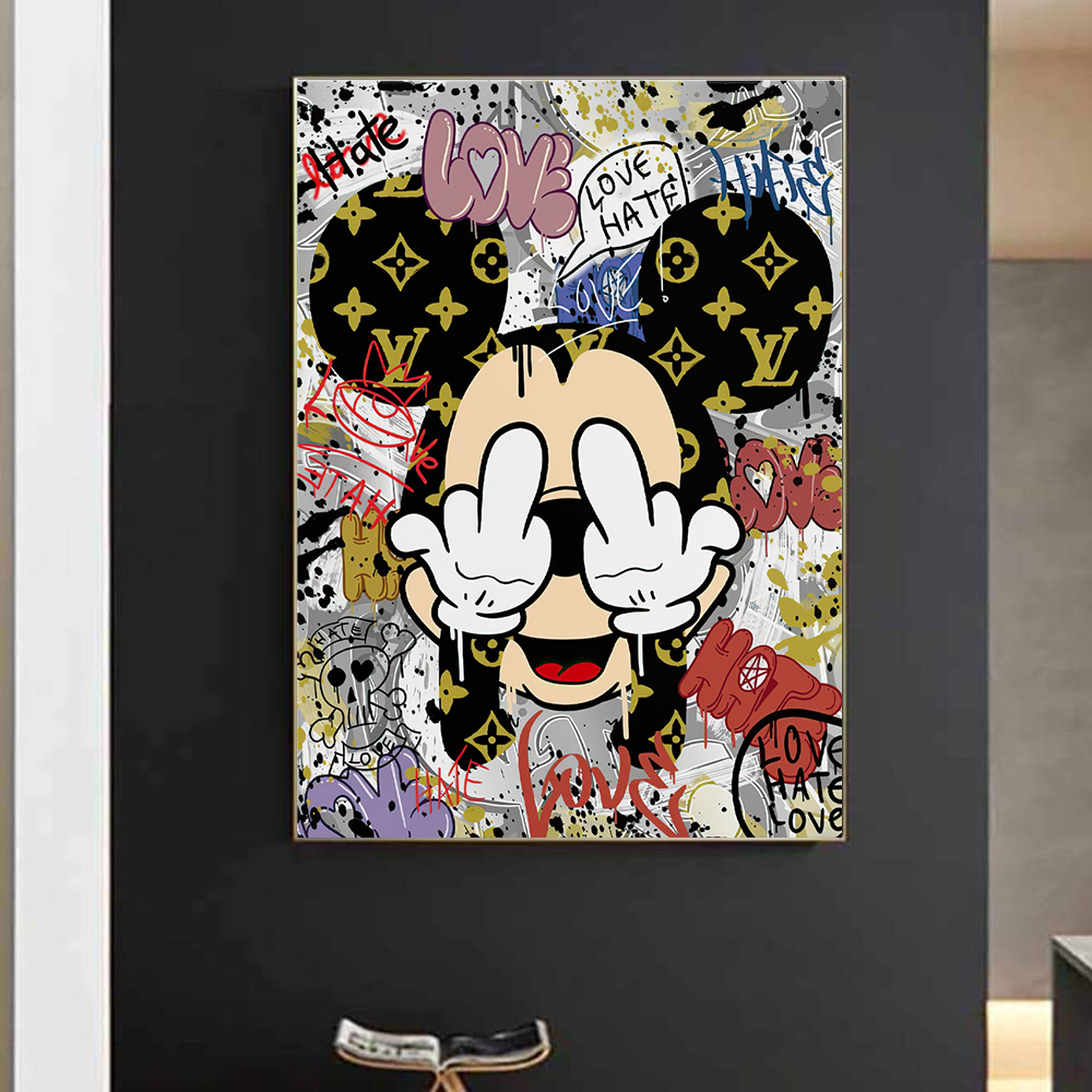 Mickey Mouse Vuitton Wall Art by Wegs.Art - BIG Wall Nepal